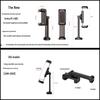 360° Rotating Phone Holder Clip for Tripod - Horizontal & Vertical Adjustment, Perfect for Live Broadcasts.