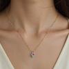 Modern Eye In Hand Designs Heart Shaped Pendant Necklace Stainless Steel 11 Variations Comfortable Fit