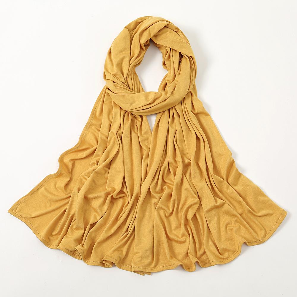 Premium Jersey Hijab Scarf For Muslim Women Turban Femme Africaine Hijabs For Woman Head Wrap Hoofddoek Headscarf Ramadan