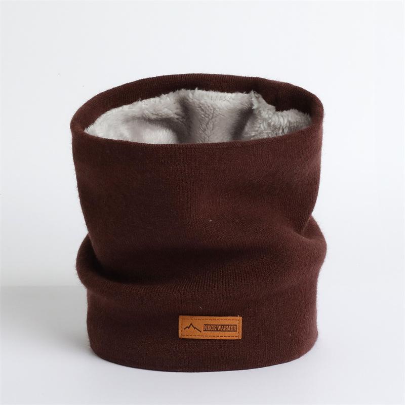 Fular Gros Tricotat Unisex: Toamnă/Iarnă Culoare Solidă, Căldură pentru Orice Vreme & Protecție pentru Gât