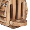 Alimentador de néctar para mariposas Casa de madera y alimentador, Refugio colgante exterior, Forma de lágrima para decoración de jardín Hábitat de polinizadores