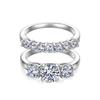 1 Karat 5A Zirkonia Diamantring Set für Damen – Klassischer Ehering oder Geschenk für die Freundin.