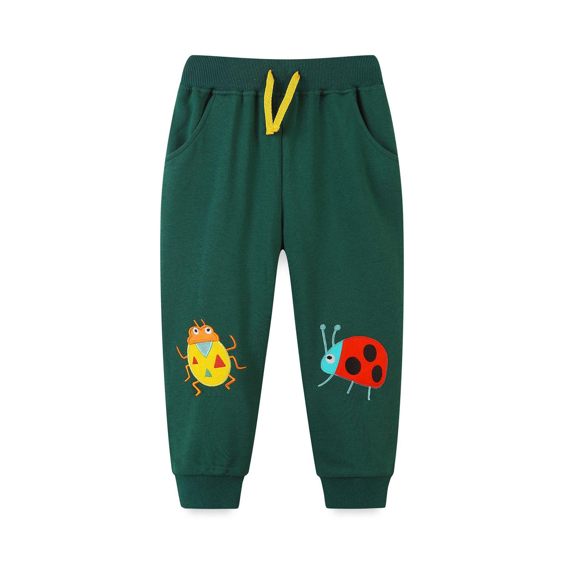 Cross-Border AostaBetty Children s Cartoon Embroidery Hoodie & Pants Set - European/American Autumn Style 3 Years (100 cm)