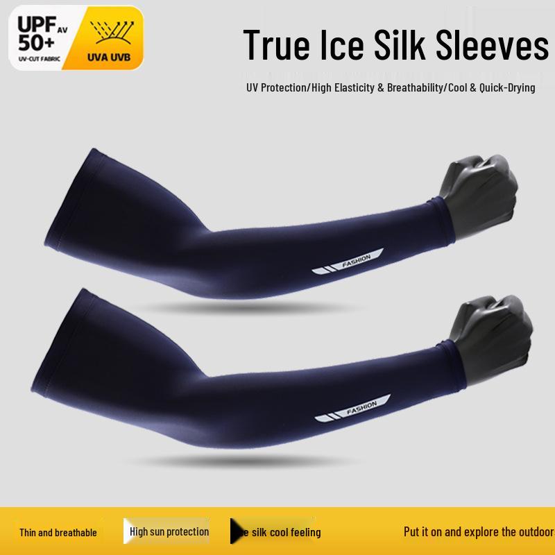 Męskie i damskie rękawiczki bez palców z jedwabiu lodowego chroniące przed promieniowaniem UV do jazdy na rowerze i wędkowania