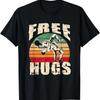 Wrestling T Shirt Funny Free Hugs Vintage Breathable Unisex Stylish Casual Stretched Designer Clothes Homme Comfortable