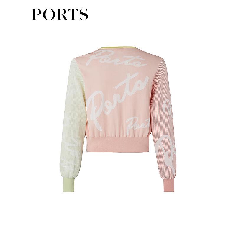 PORTS Women's Ribbed Short Cardigan Sweater