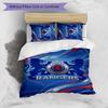 Set Biancheria da Letto Rangers FC Stampato 3 Pezzi Copripiumino Traspirante con Federe Biancheria da Letto Decorativa per Camera da Letto Casa