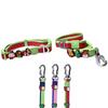 Christmas Waterproof PVC Dog Collar & Leash Set Adjustable Pet Collar 150cm Lead for Small Medium Dogs Ready To Ship