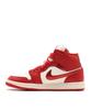 HJ9337-106 Nike Women's Air Jordan 1 Mid SE Sail Varsity Red Team Red (Women's)