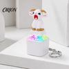 Mechanical Keycap Keychain 1/2/3Pcs Screaming Goat Keyboard Fidget Toy, Rechargeable Sheep Finger Clicker Portable Sensory Toy with Light Sound,