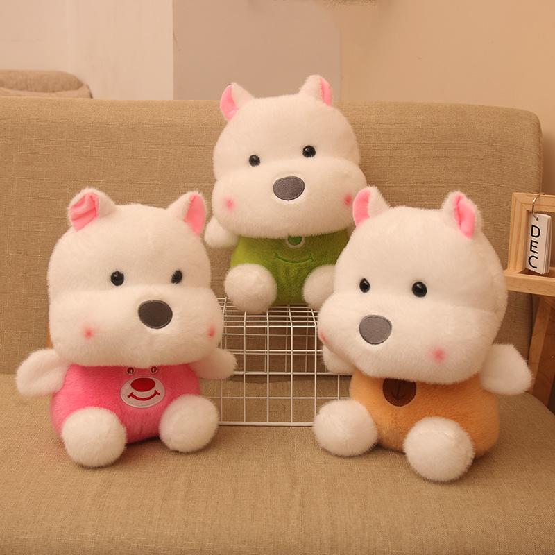 Cute Cartoon West Highland Dog Doll Plush Catching Doll Company Event Gift Children Girls