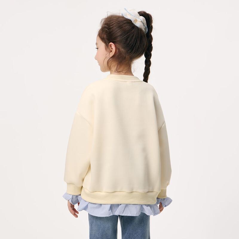 Kids' Designer Cartoon Fake Two-Piece Sweatshirt