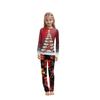 Christmas Print Family Outfit Long Sleeve Top + Pants Set Family Outfit