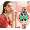 Cute and Popular Adjustable Stainless Steel Quartz Stylish Fashion Watch Perfect for or As a Gift for Her Women's Watch, Waterproof Length, Watch, -