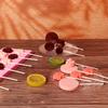 1Pc Silicone Lolly Mold Set With 12Pcs Lolly Sucker Sticks Candy Mold Sucker Molds And Chocolate Hard Candy Mold