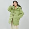 YAYA Women's Long Hooded Down Jacket