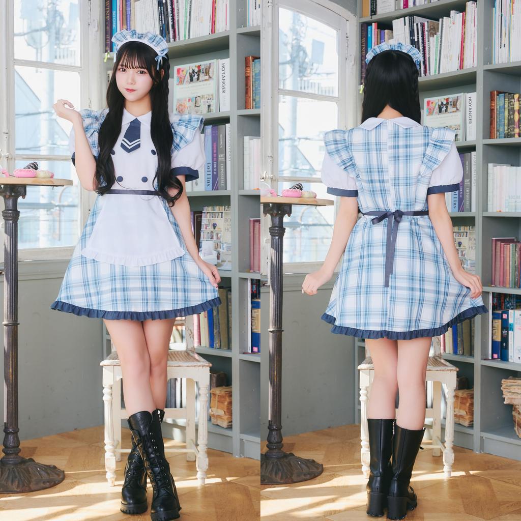 Clearstone Cosplay Patisserie Maid Blue Women's