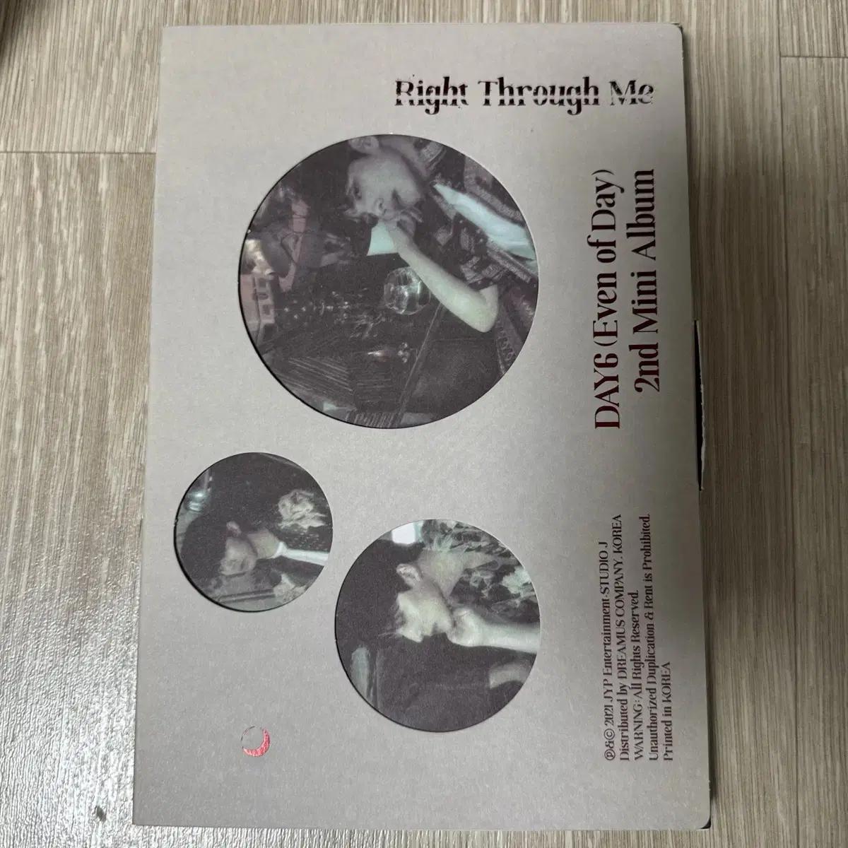 

DAY6 Even Of Day Right Through Me Альбом CD
