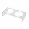 Ceramic Pet Bowl with Simple to Clean Elevated Cat Minimalist Design Acrylic