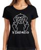 N Fuck I Gotta Dog Middle Finger Sarcasm Funny Gift Ladies T-Shirt