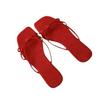 French square head pinch flip-flops shoes women's summer Roman sandals gentle thin strap flat toe cool slippers