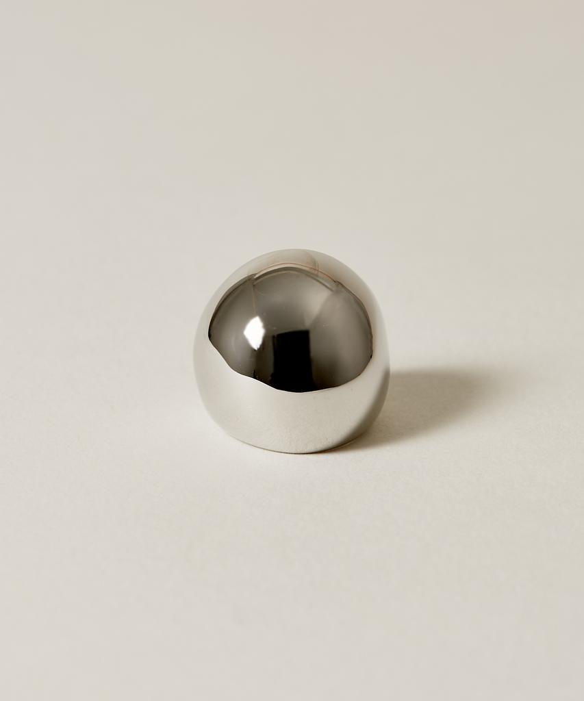 Novice Tokyo Bold Ring Ear Cuff Clip-On Unisex Volume Ear Cuff / Silver