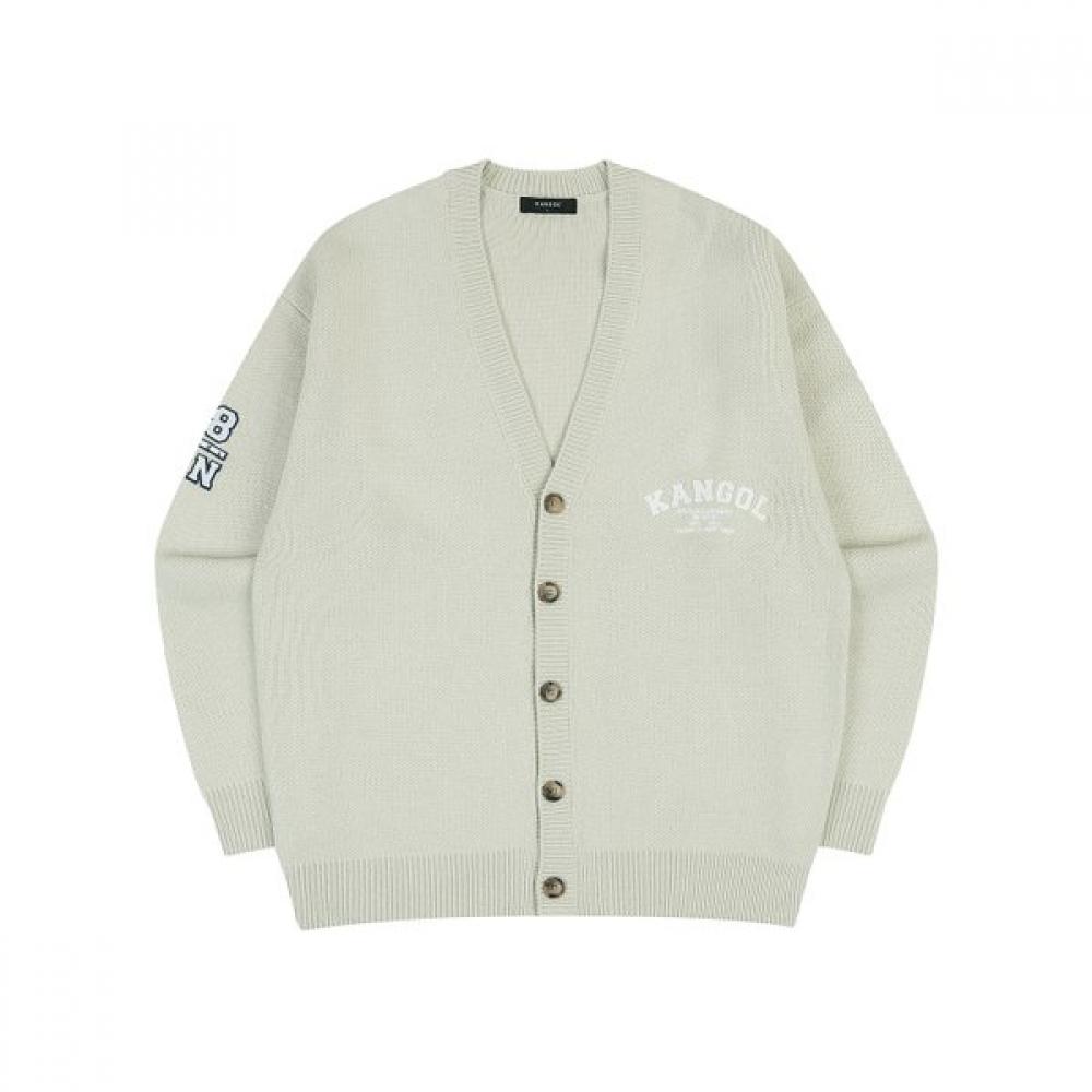 KANGOL Университетский кардиган Varsity 1889 Экрю M