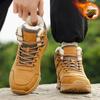 Men's Winter Snow Boots Warm Plush Casual Hiking Shoes Mountain Boots Keep Warm Casual Men's Footwear