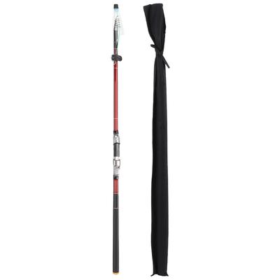 27088‑270 Portable Sea Rock Fishing Pole Carbon Rod Fishing Accessory 5Sections 2.7M