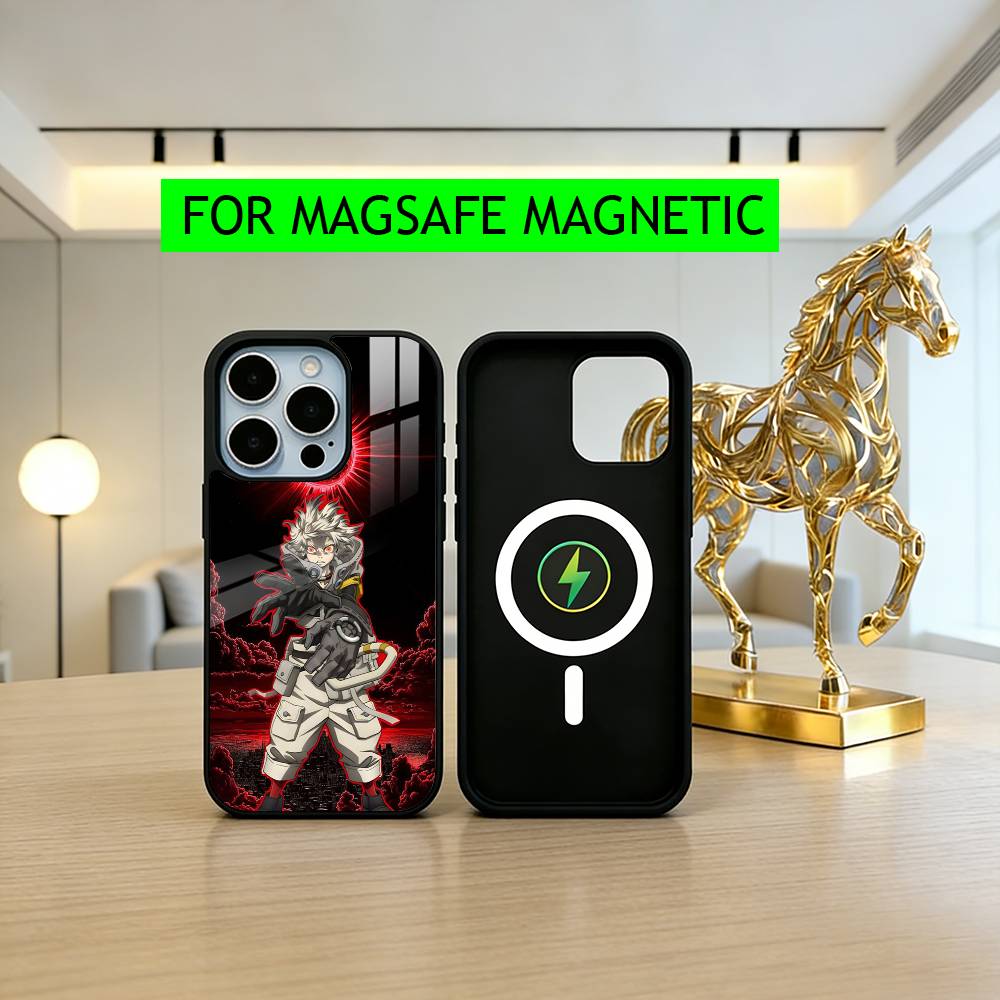 

Cleaner G-GACHIAKUTA R-Rudo-es Phone Case For iPhone17,16,15,14,13,12,11 Plus,Pro Magnetic For Magsafe Wireless Charging iPhone13PROMAX