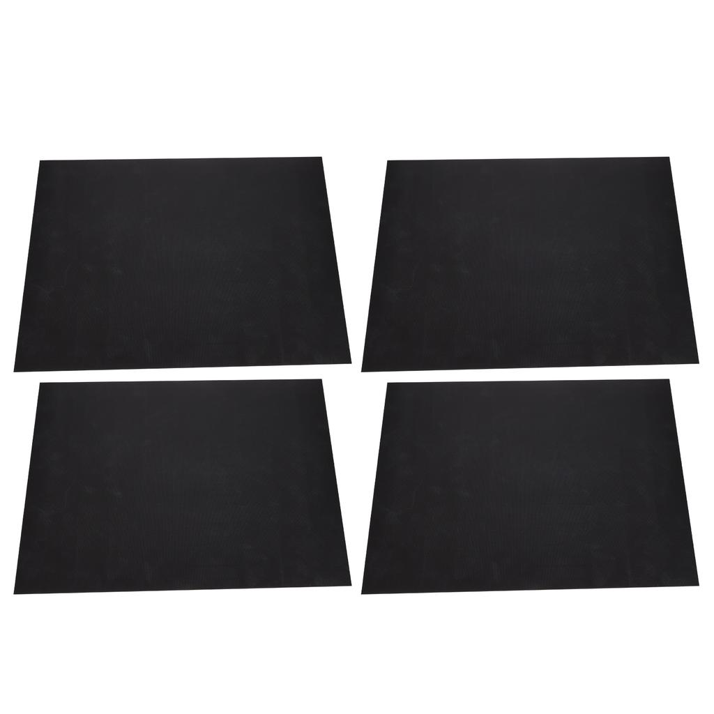 Buy 4pcs Glass Fibre Black Grill Mat BBQ Mat Barbecue Baking Liner