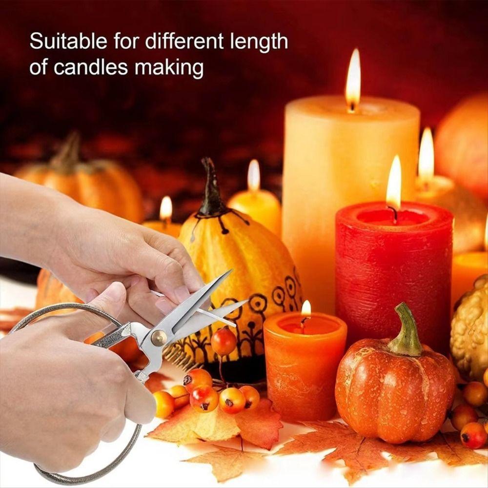 165Pcs Pure Cotton Core Candle Wicks Set Pre Waxed Soy Oil Wax Core  Handmade Candles