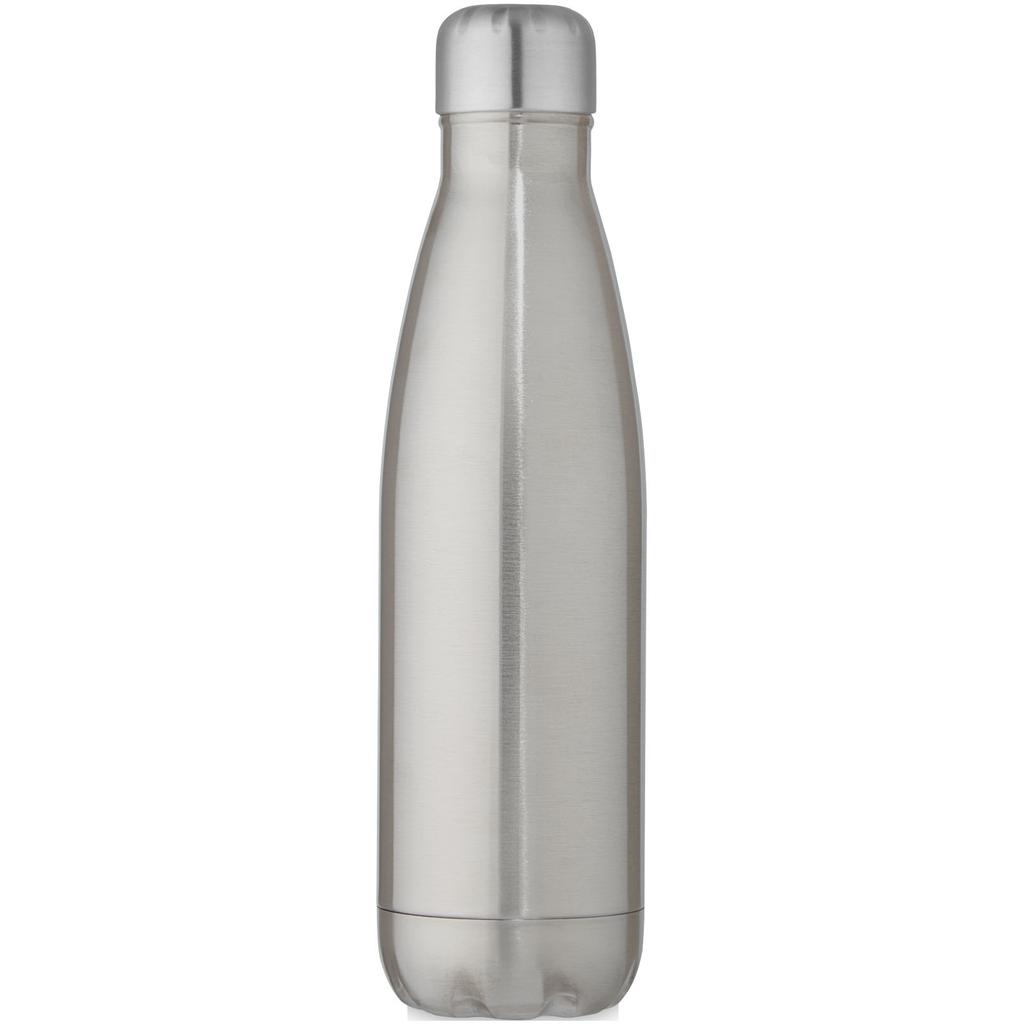 Recycled stainless steel insulated water bottle, 500 ml with RCS certification "Cove" Silver