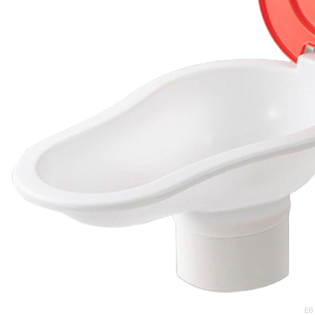 Tragbare Baustellentoilette für den Notfall, einfach zu installieren für 80–110 mm PVC-Rohr