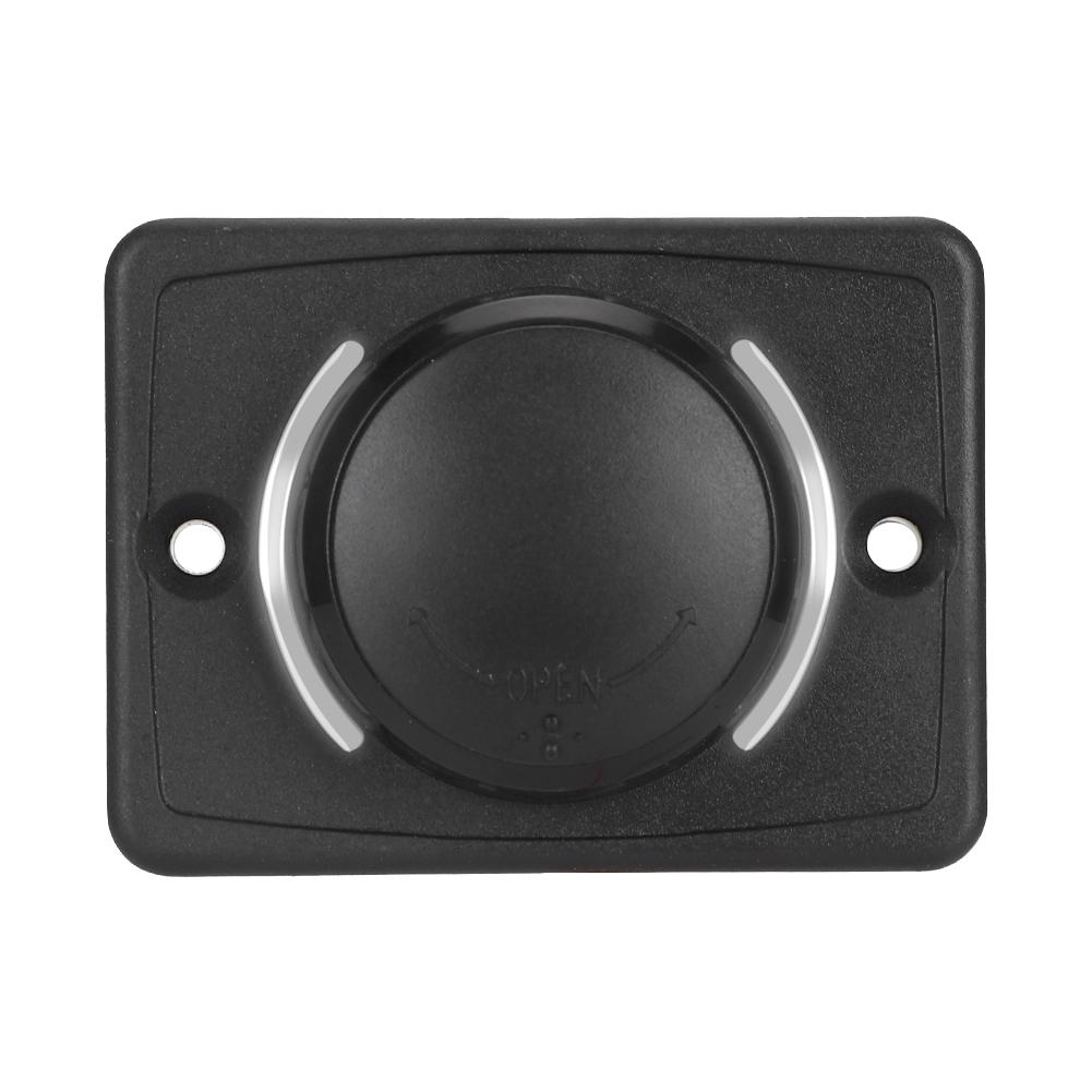 3.1A 12V/24V Black Car Dual USB Port Power r Socket Outlet with LED (White)