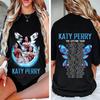 Katy Perry 2026 USA Merch The Lifetimes Tour Hudba Unisex Tričko 2 Strany V3 Vše