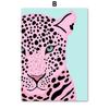 Wild Leopard Tiger Rainbow Girl Power Lips Vase Flower Wall Art Canvas Painting Nordic Poster Wall Picture For Living Room Decor No Frame