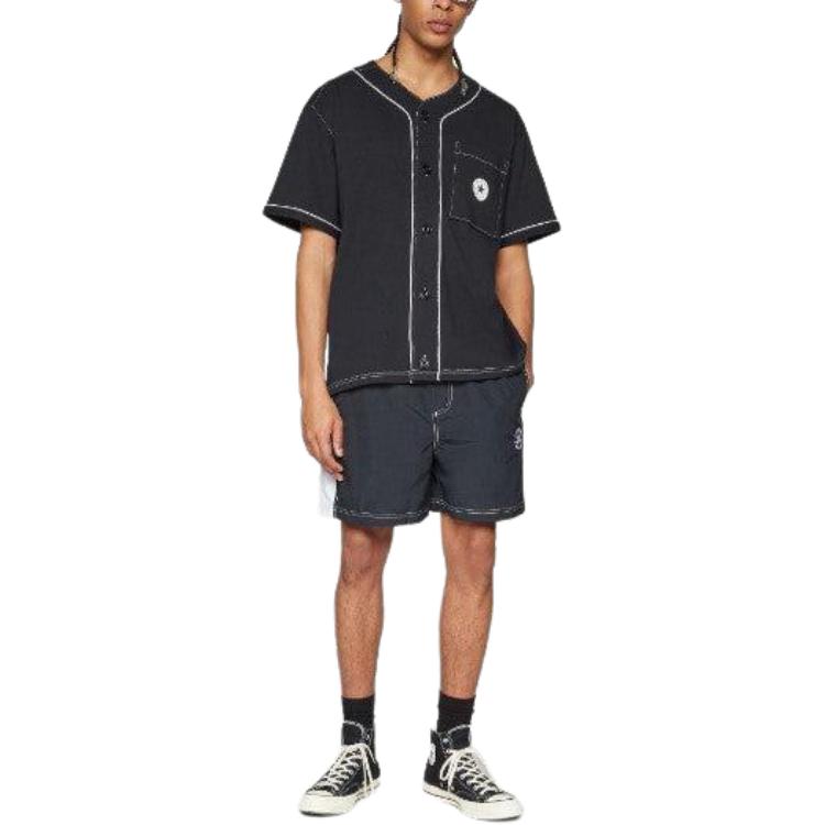 Converse Shirts Men's Black Moderate 10026824-A02