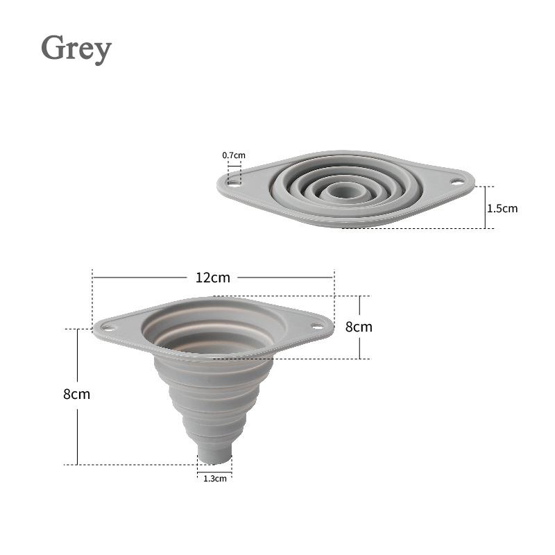 Kitchen Funnel Foldable Funnel Silicone Funnels Portable Funnels For Fuel Beer Oil Filling Bottles Pot Funnel Kitchen Tools
