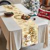 Christmas Table Runner Snowman Tablecloth Christmas Decorations for Home 2026 Navidad Noel Xmas Table Ornaments New Year 2026