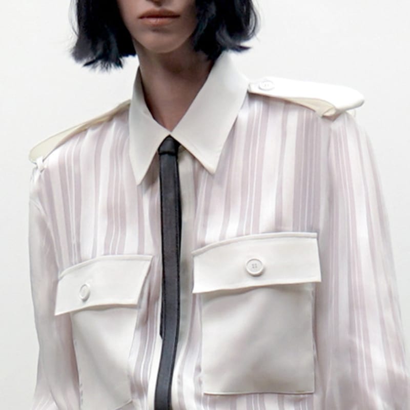 UNTAGE Slim Leather tie[Black(UNISEX)]_UTA-FA21