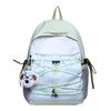 Schoolbag trendy lightweight travel bag small backpack high value junior and high school students class schoolbag new simple contrasting color b
