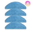 Microfiber Mop Cloth Set for MEDION X41 SW & X41 SW+ Robot Vacuums Choose 4 or 10 Pack for Optimal Cleaning Performance