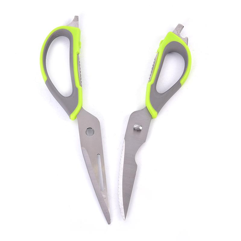 Multifunction Kitchen Cutter Knife Shears Scissors Heavy Duty 8 Features