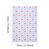 New 40 Sheets Small Peach Heart Paper Floral Lining Paper Bagged For Floral Arrangements Holidays Birthdays 50X35CM