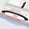 NAIERDI Bright chrome Handles Kitchen Cabinet Handles Solid Drawer Knobs Silver Cupboard Door Wardrobe Pulls Furniture Handle