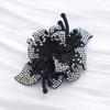 Patch di Tessuto con Strass Raffinato Scintillante Multicolore Patch di Tessuto 3D Applicazione Floreale a Doppio Strato Fiori per Scarpe