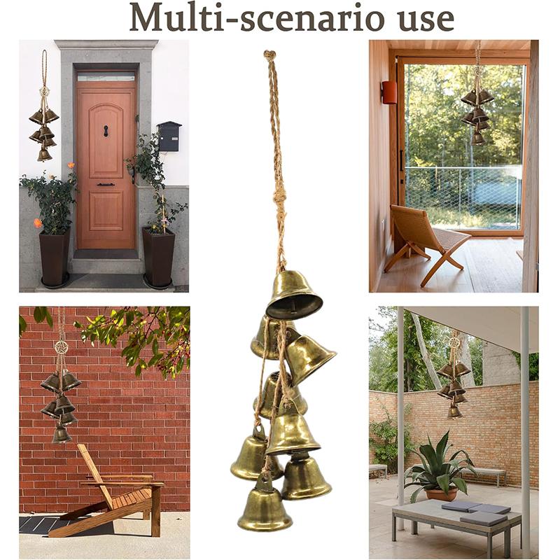 Witch Bell Protection For Door Knob Hanger Wind Chime Witchy Thing Clear Negative Energy Witchcraft Supplies For Boho Home Decor