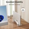 Modern Acrylic Support for Notebooks Acrylic Vertical Stand Simple Organizers for Books Stationery Notebook and More