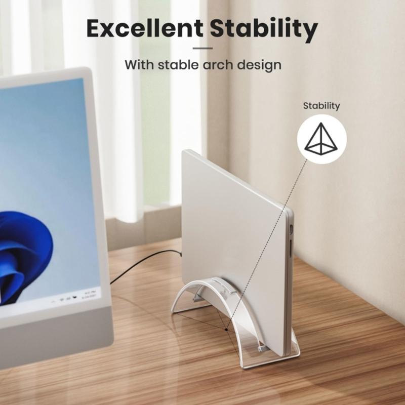 Modern Acrylic Support for Notebooks Acrylic Vertical Stand Simple Organizers for Books Stationery Notebook and More